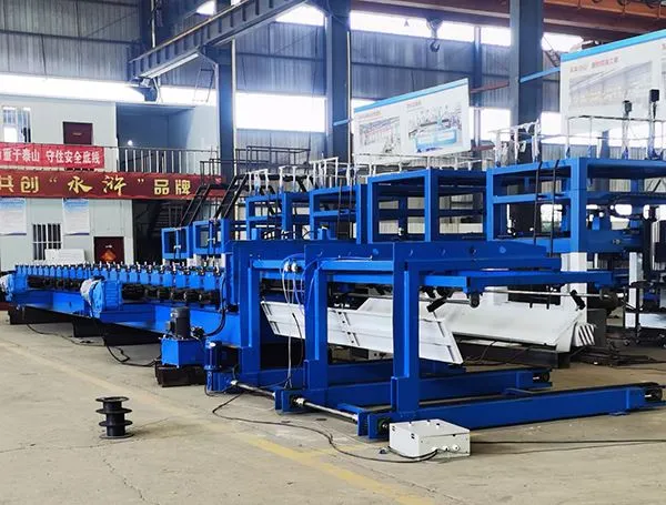 Container Side Panel Pressing Machine